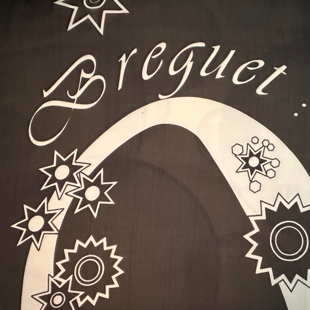 Breguet Reine De Naples 72" Silk Statement Scarf BNWOT